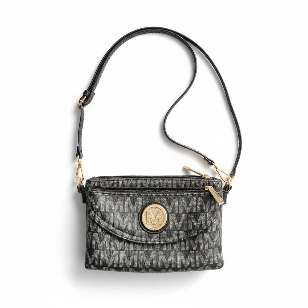 MFK Milan Collection M Signature Cross-body Purse